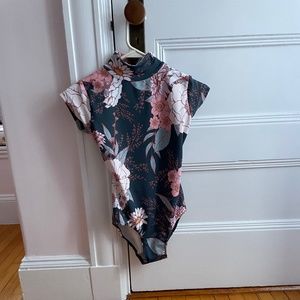 Eleve dance wear floral Molly leotard